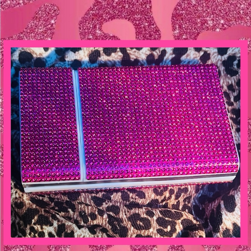 πππPretty in Pink Rhinestone Cigarette Caseπππ - Picture 2 of 6